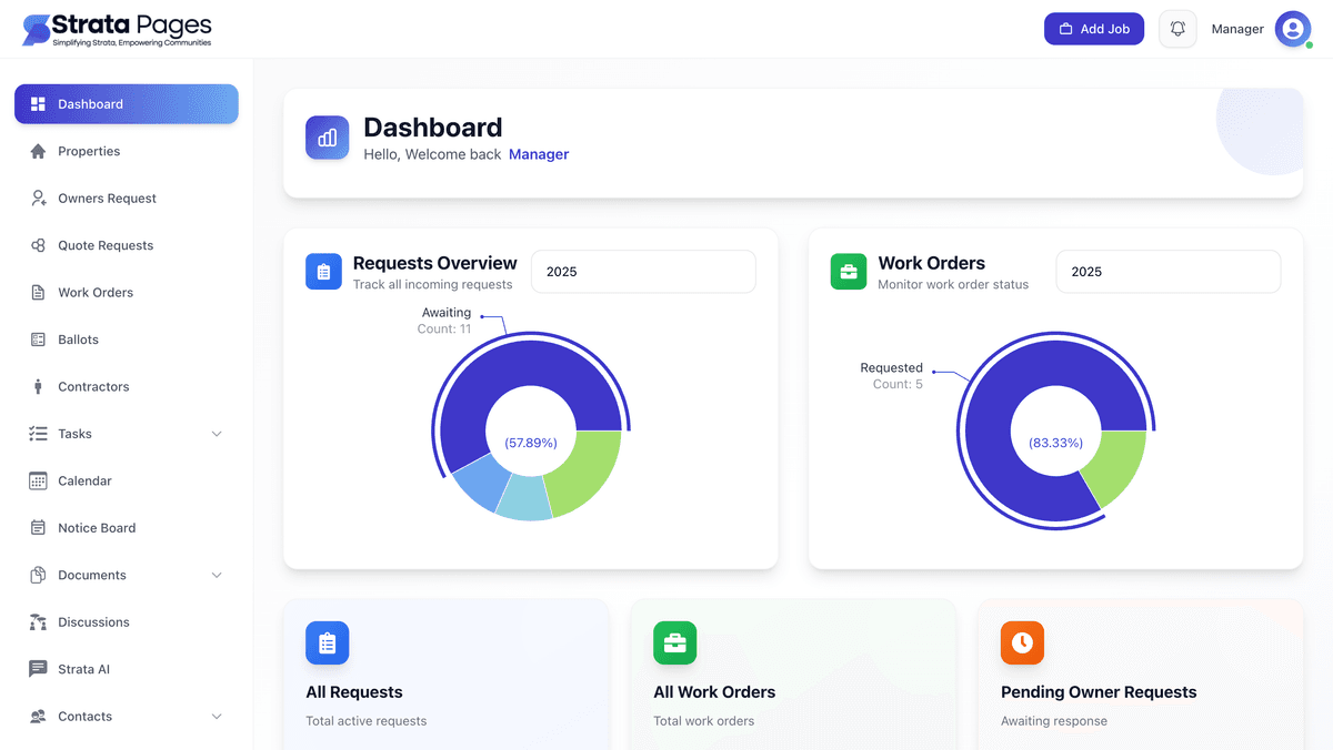 Strata Managers Portal